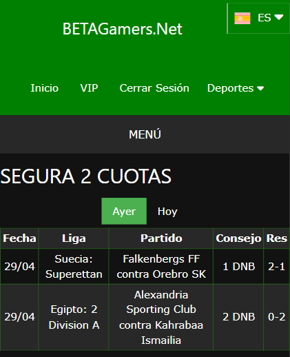 boletas de apuestas ganadoras